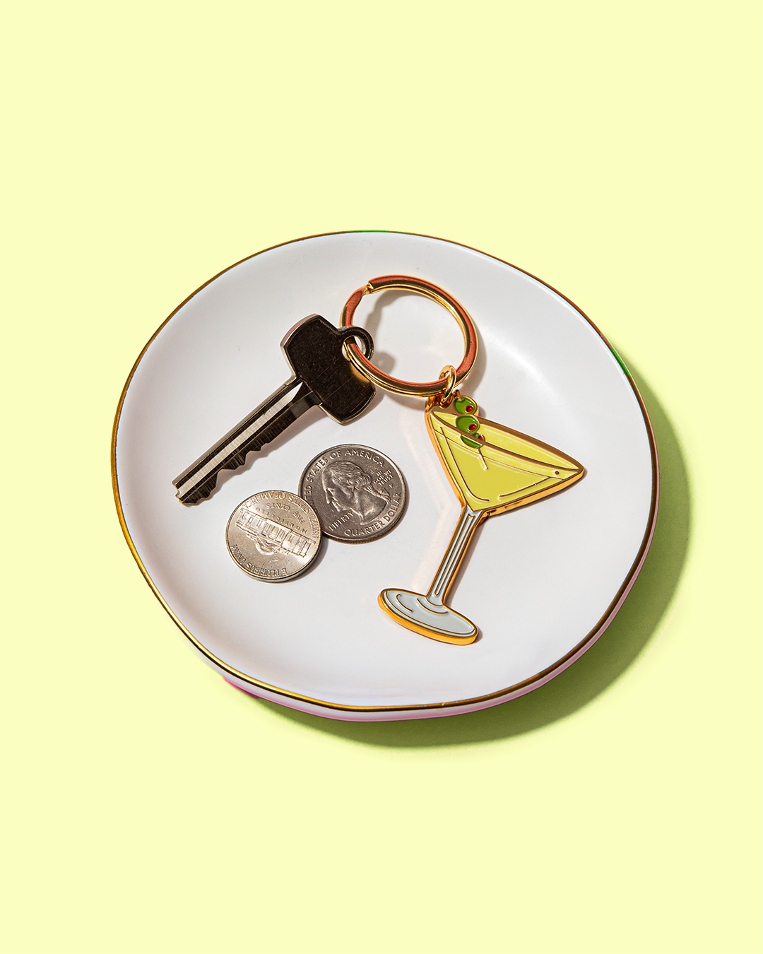 Dirty Martini Keychain