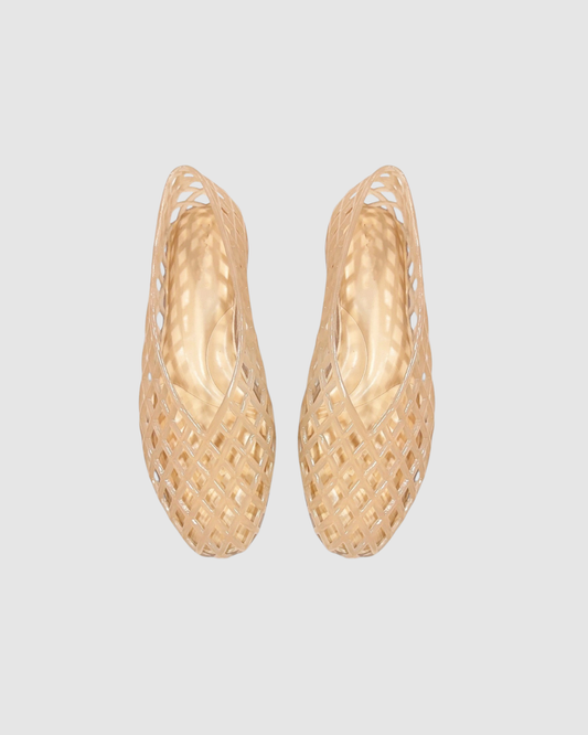Nude Jelly Slip Ons