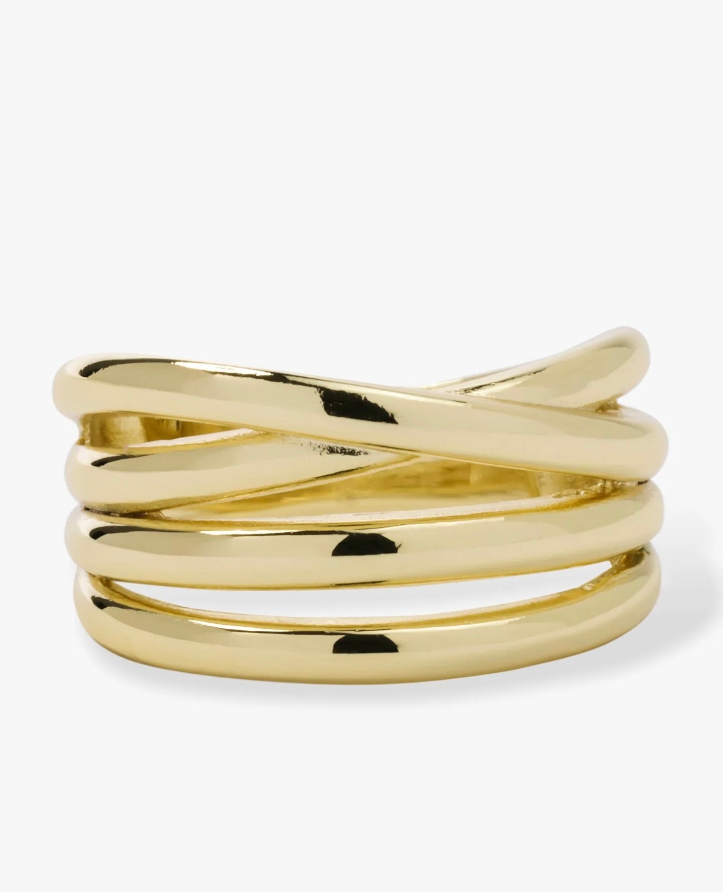 She's So Smooth Stacked Ring