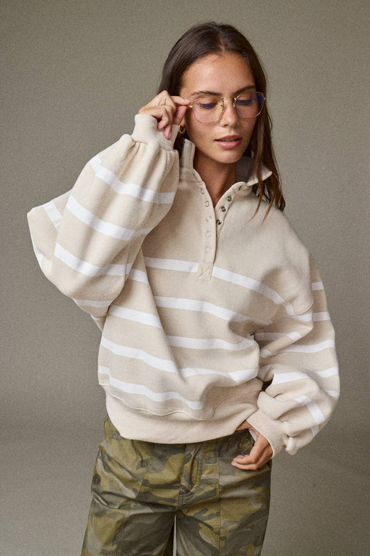 Addison Stripe Pullover