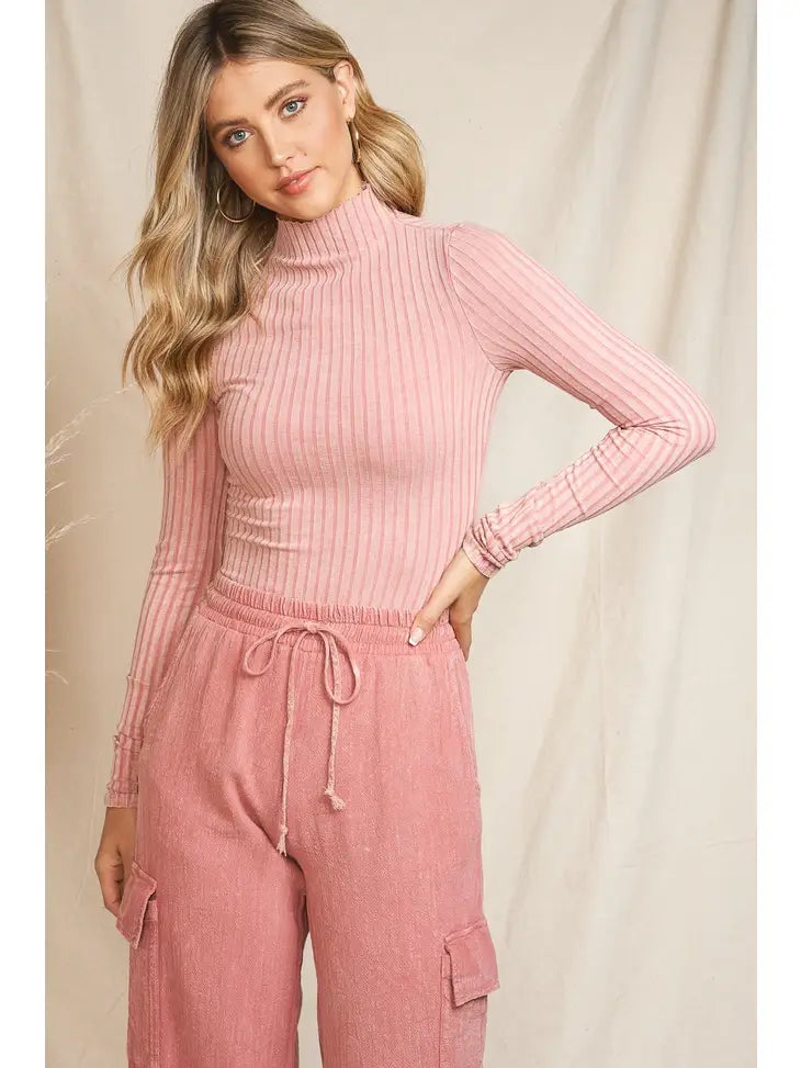 Mock Neck Bodysuit