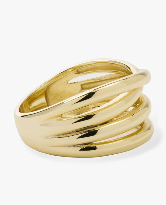 She's So Smooth Stacked Ring