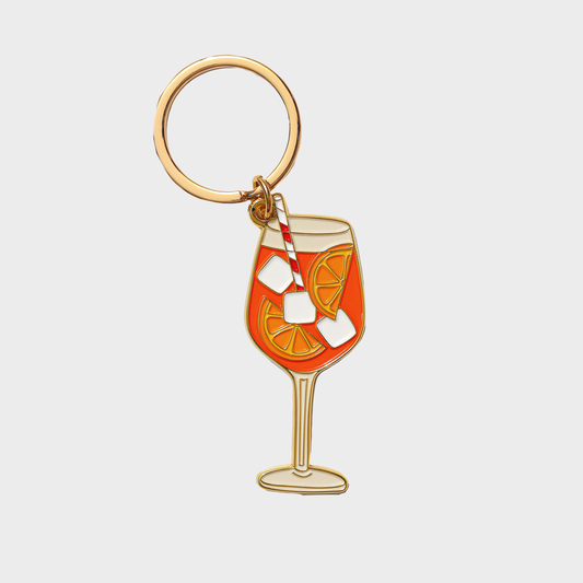 Aperol Spritz Keychain