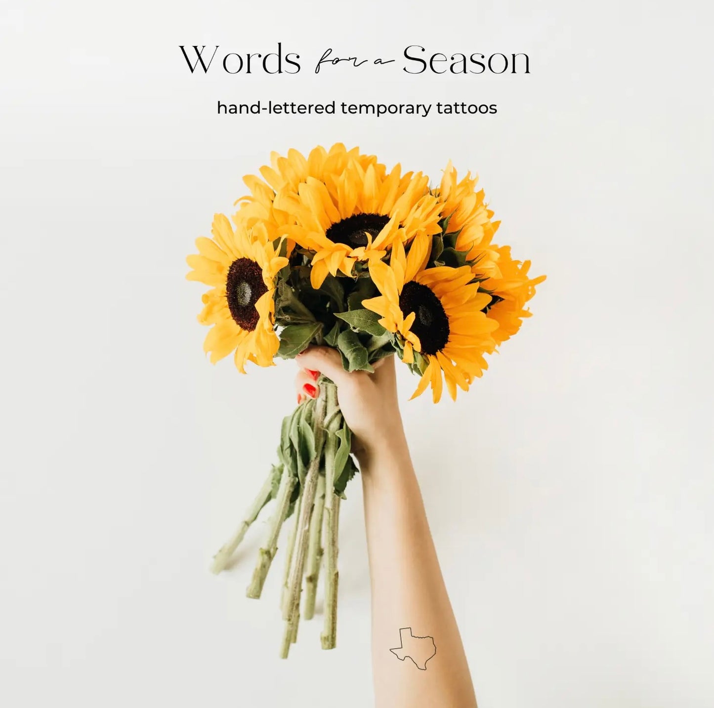 Word Temporary Tattoos