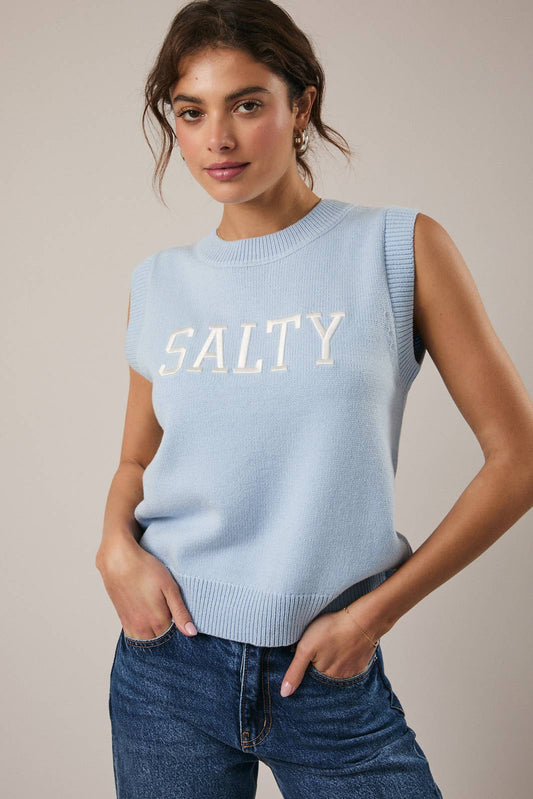 SALTY knit tank