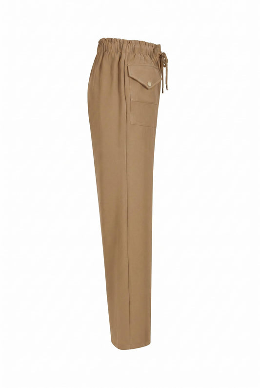 Twill Wide Pants