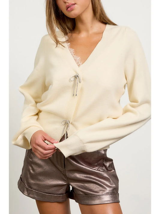 Bow Cardigan