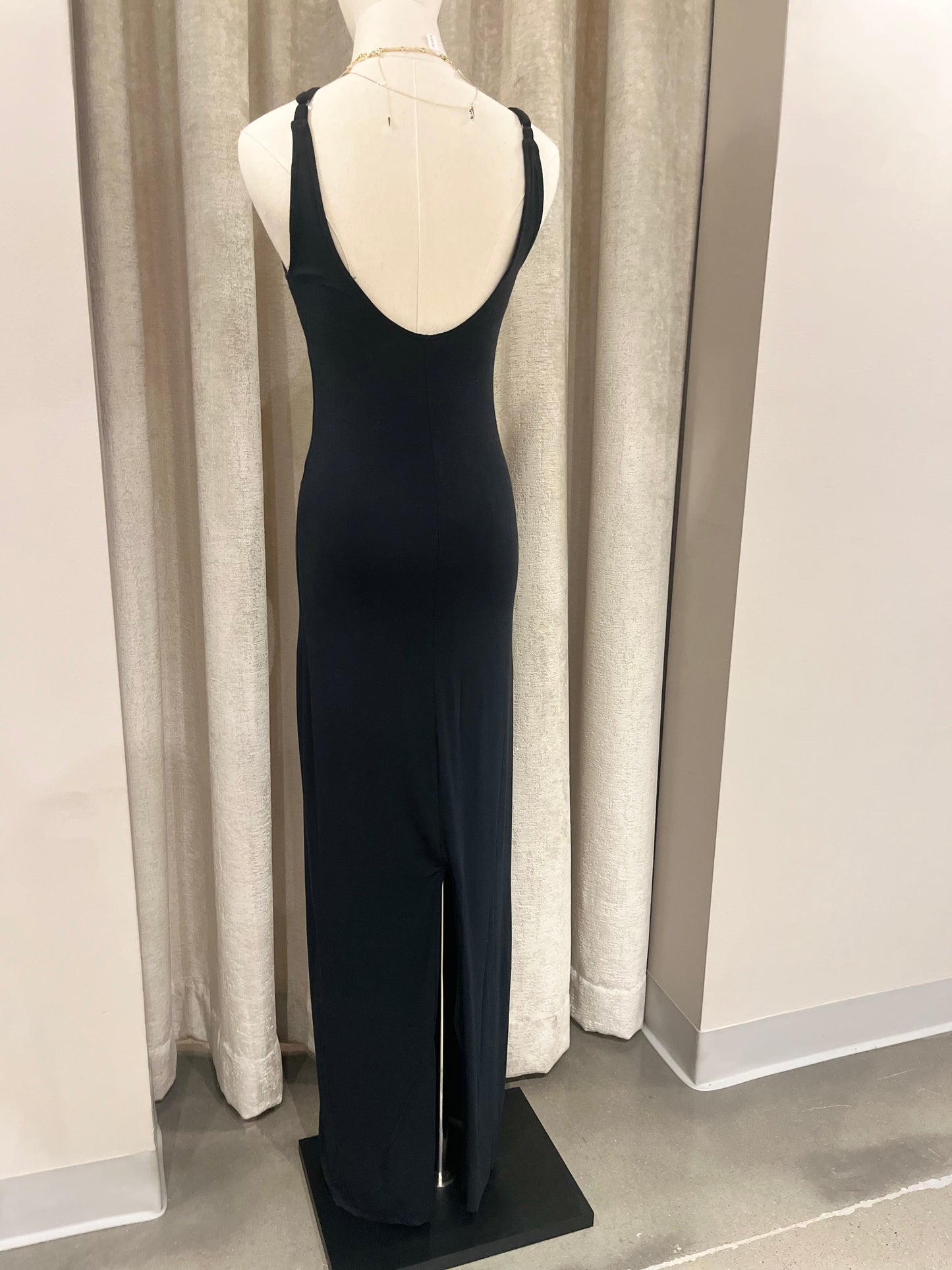 Jersey Panther Maxi Dress