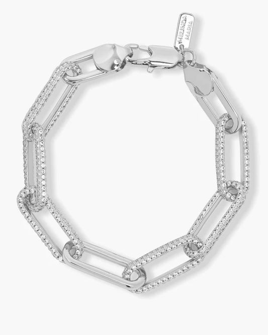 Carrie Pave Chain Link Bracelet