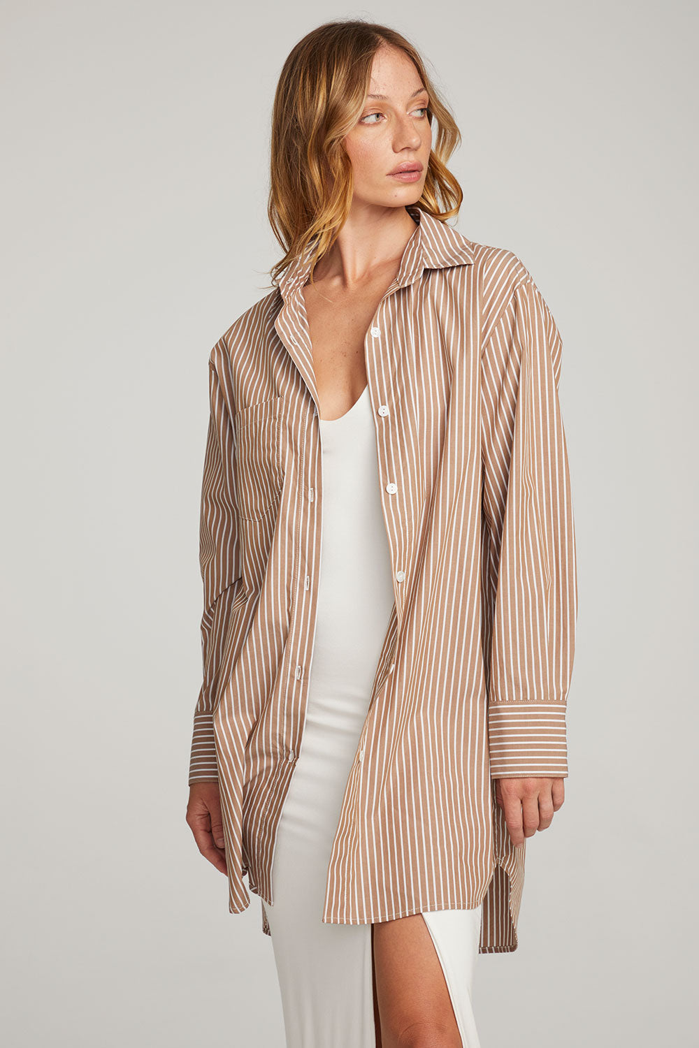 Whiskey Stripe Button Down