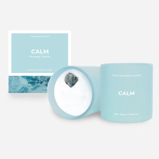 Manifestation Crystal Candles