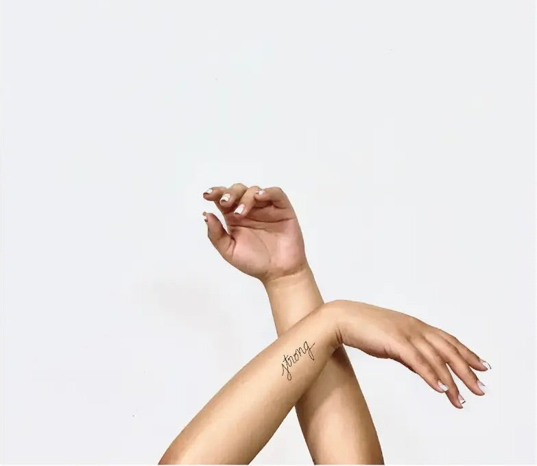 Word Temporary Tattoos