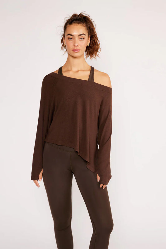 Fare Off-Shoulder - Chocolate