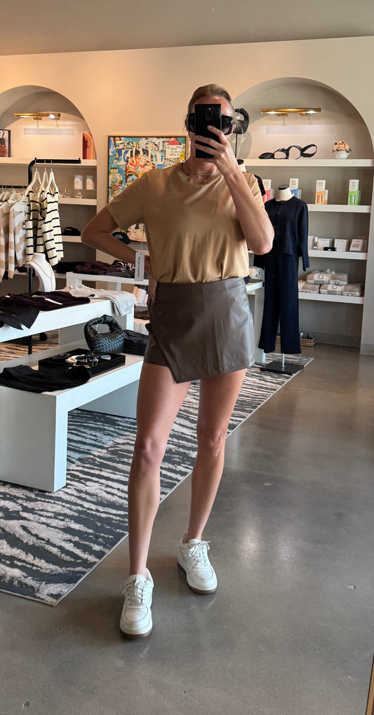 Leather Jolene Skort