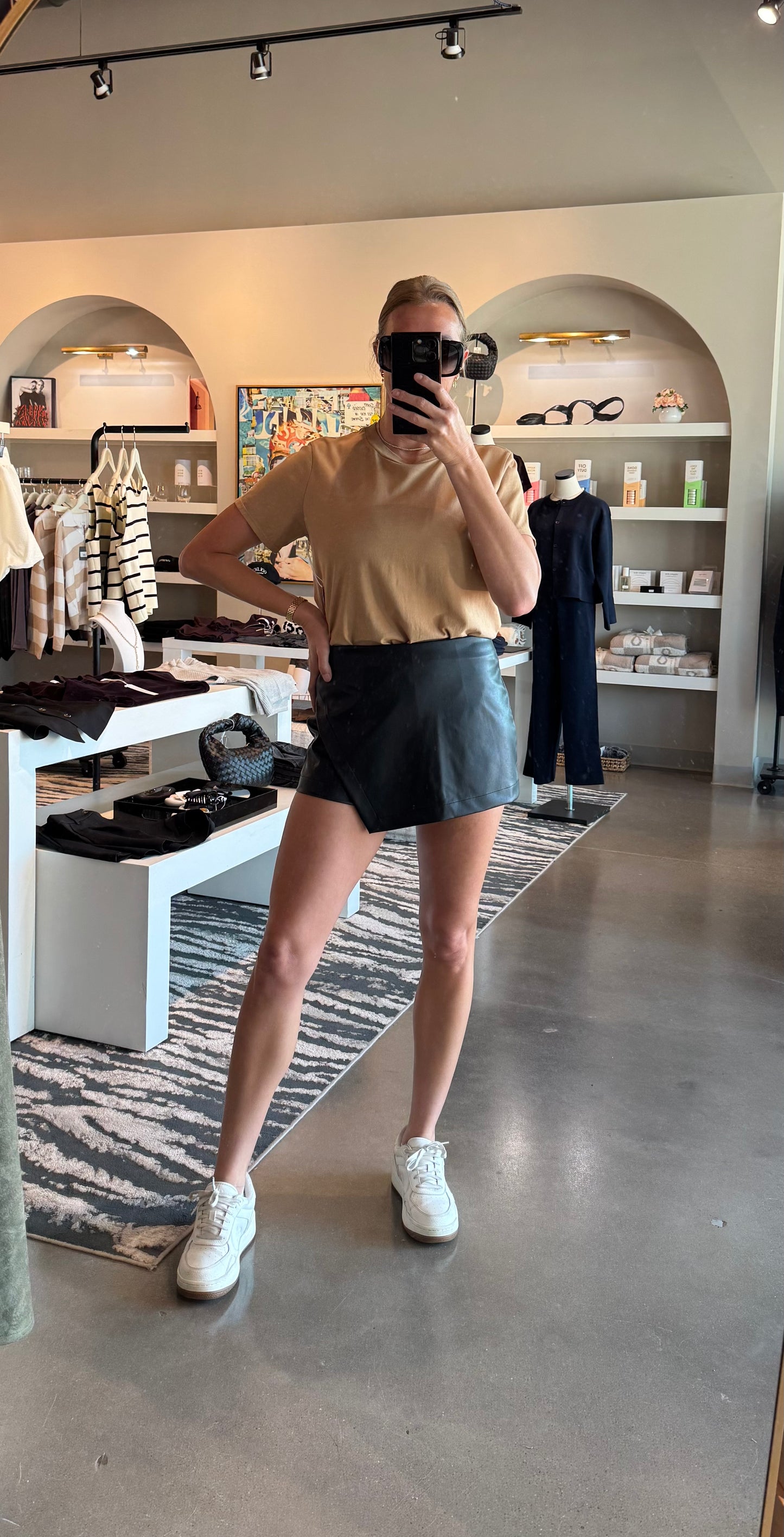 Leather Jolene Skort