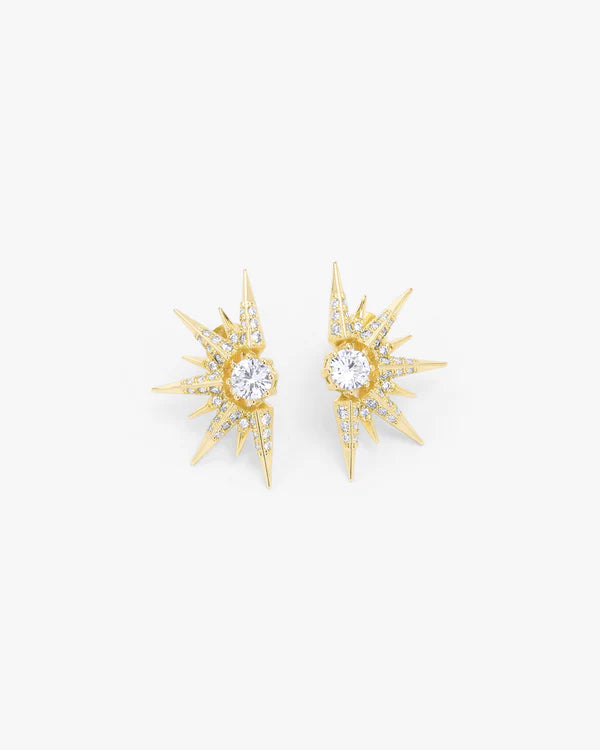 Gabriella Sunburst Stud Earrings