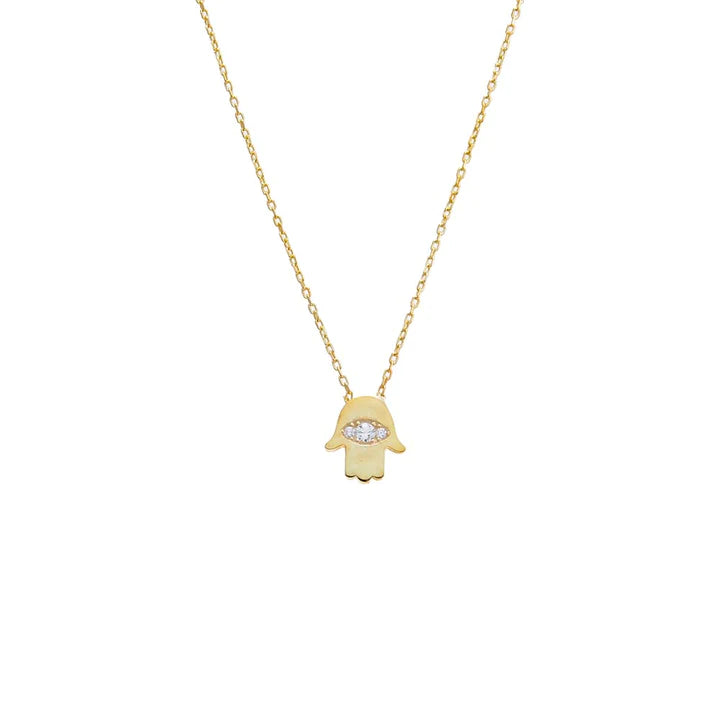 Eye Hamsa Necklace