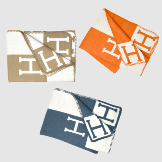 H Throw Blanket