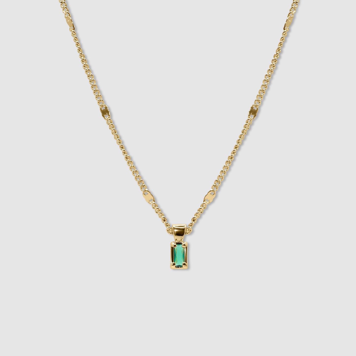Envy Emerald Cut Necklace