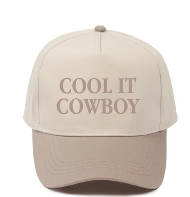 Cool it cowboy hat