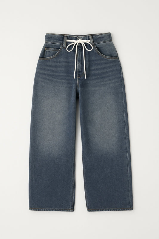 Drawstring Denim