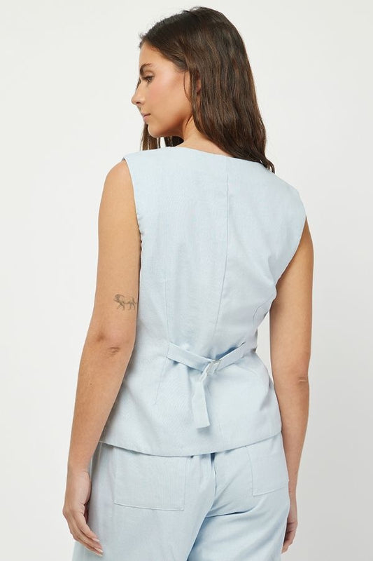 Linen Vest