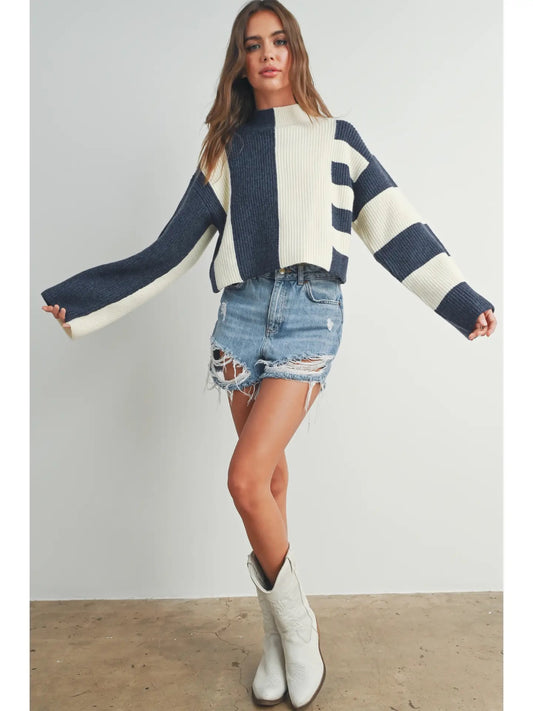 Color Block Sweater