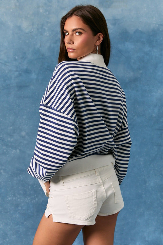 USA Mock Neck Sweater