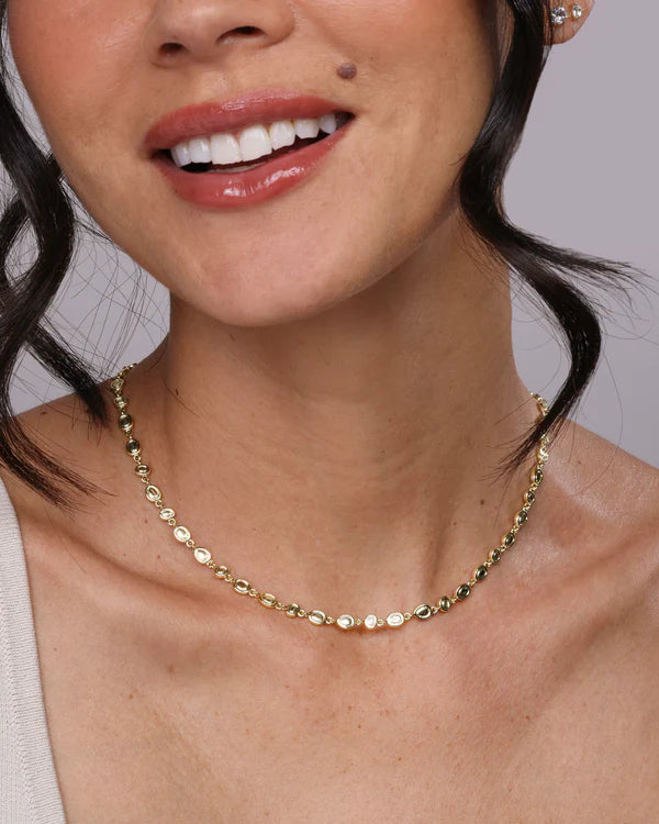 Baby "she's a Natural" Infinity Necklace