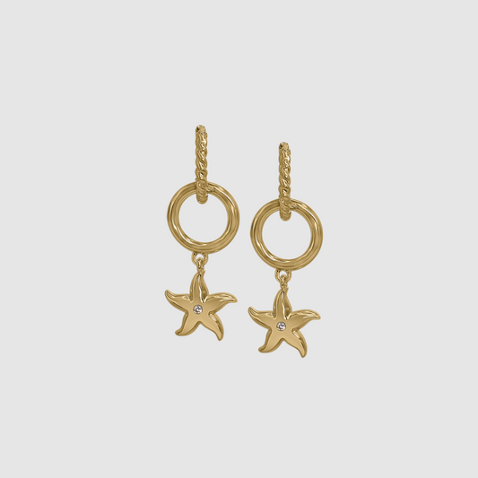 Golden Starfish Huggies