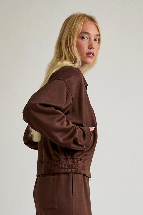 Chocolate Scuba Jacket