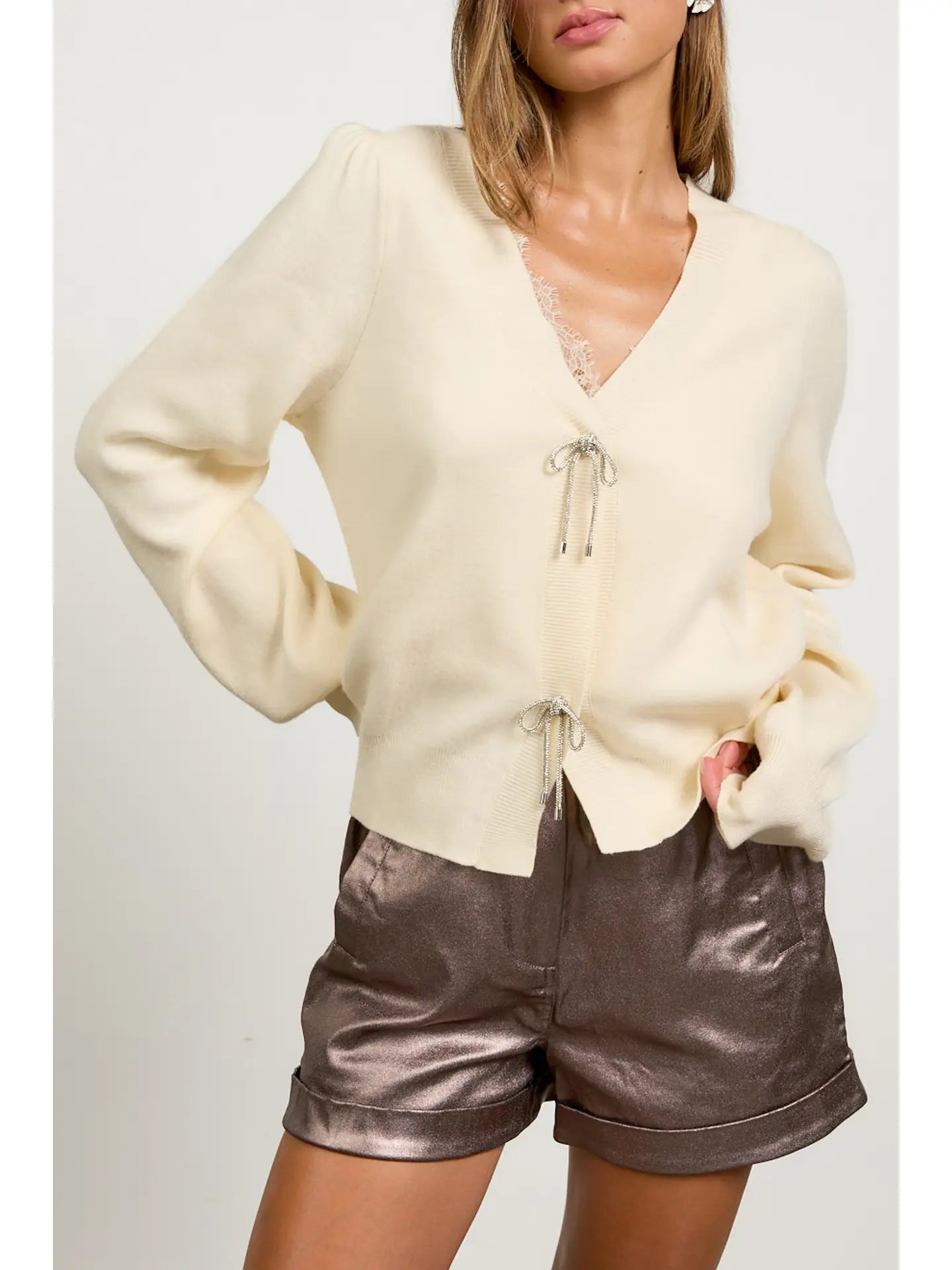 Bow Cardigan
