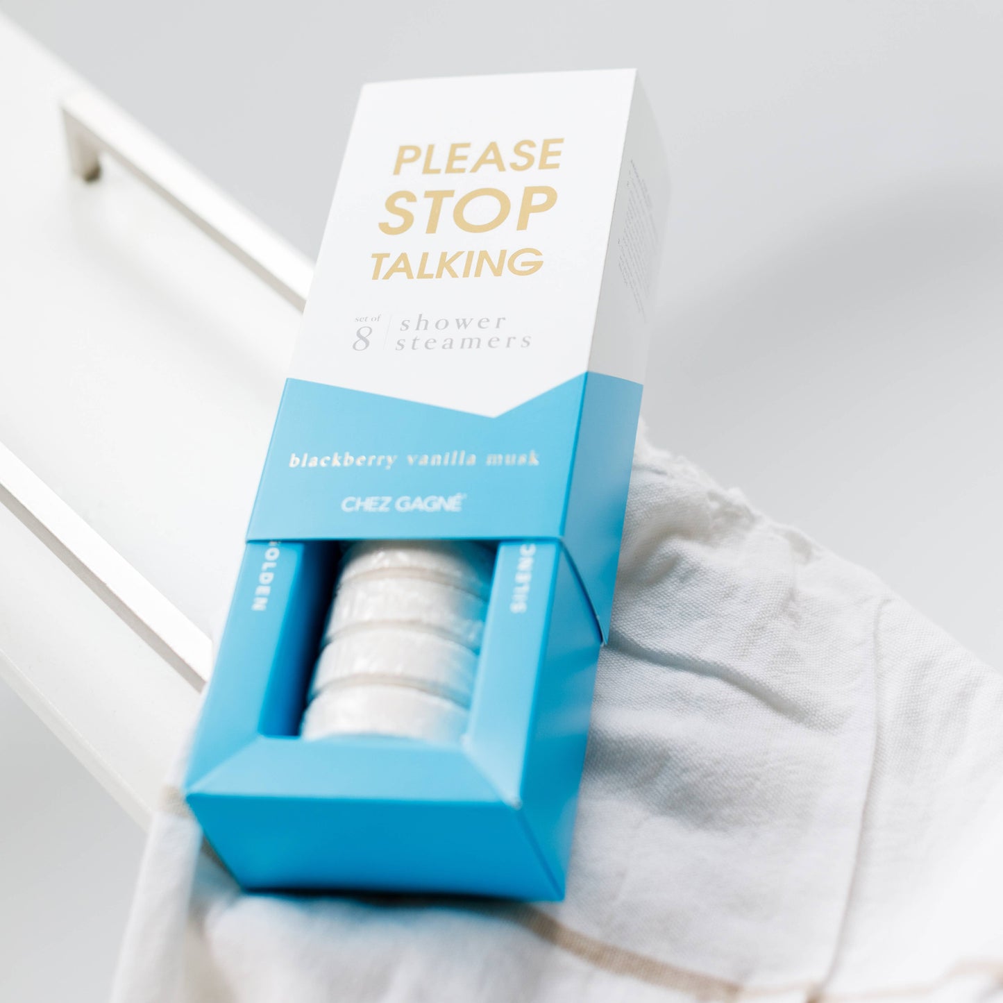Please Stop Talking Shower Steamers