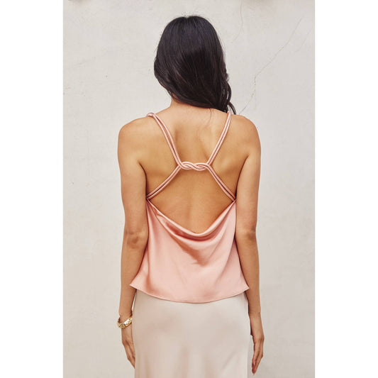 Satin Twist Top