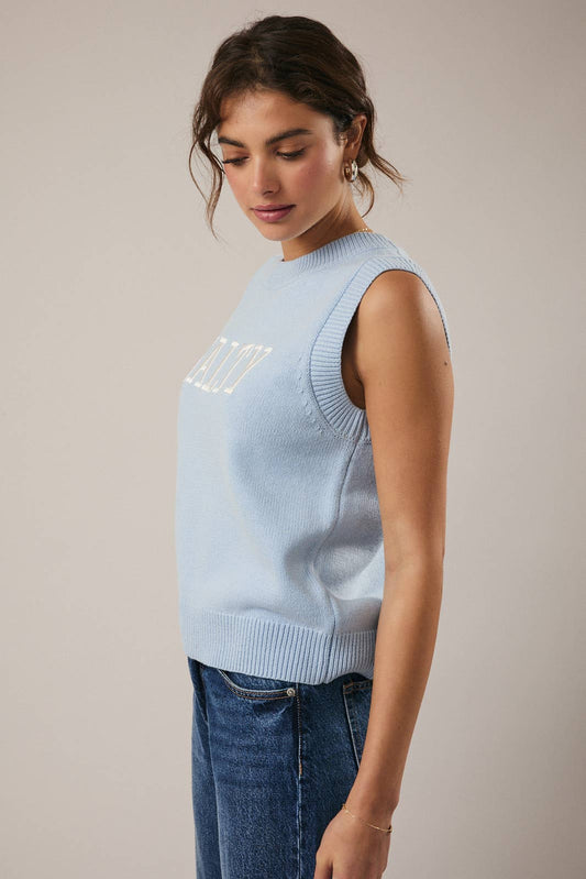 SALTY knit tank