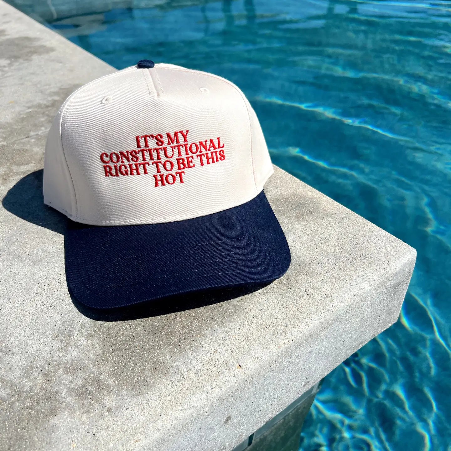 It's My Constitutional Right To Be This Hot Embroidered Hat