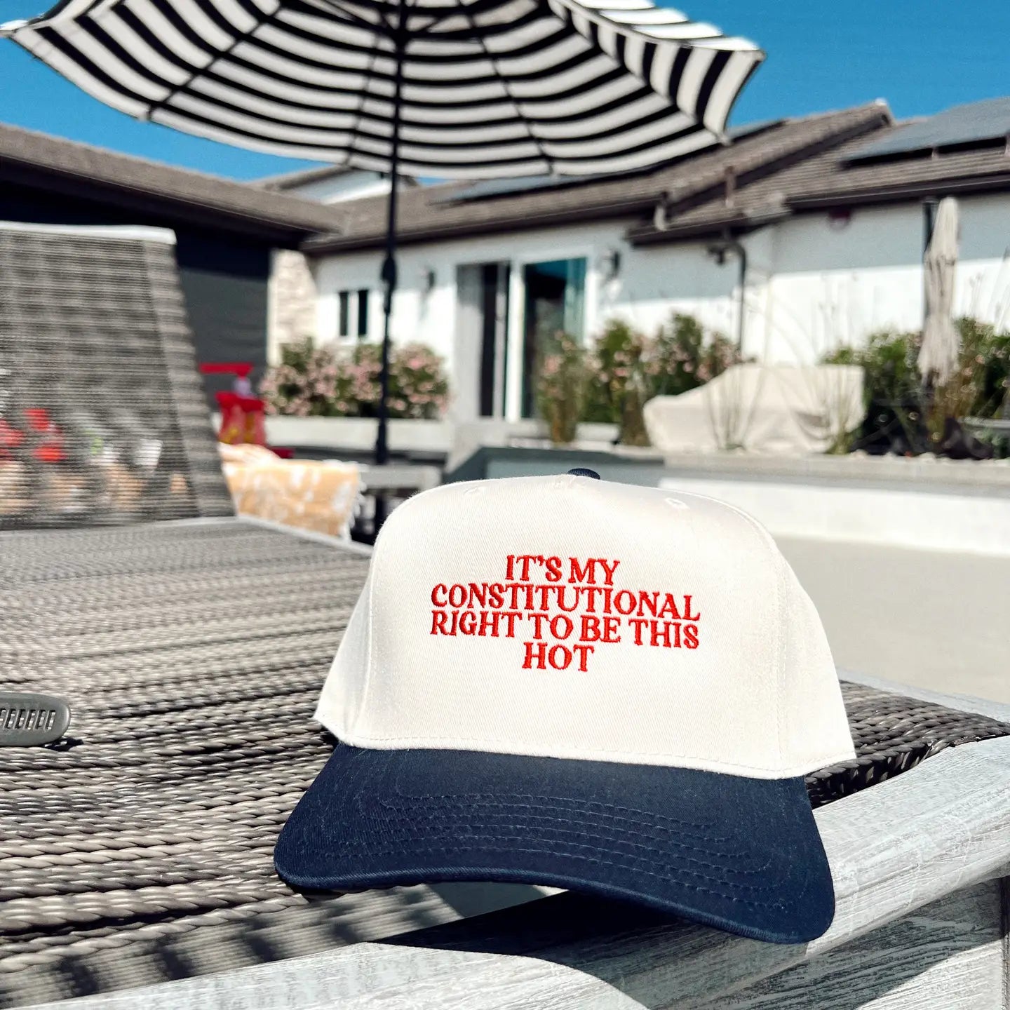 It's My Constitutional Right To Be This Hot Embroidered Hat