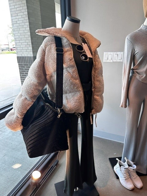 Velvet Cross Body Bag