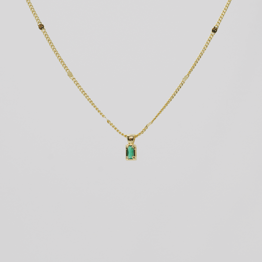 Envy Emerald Cut Necklace