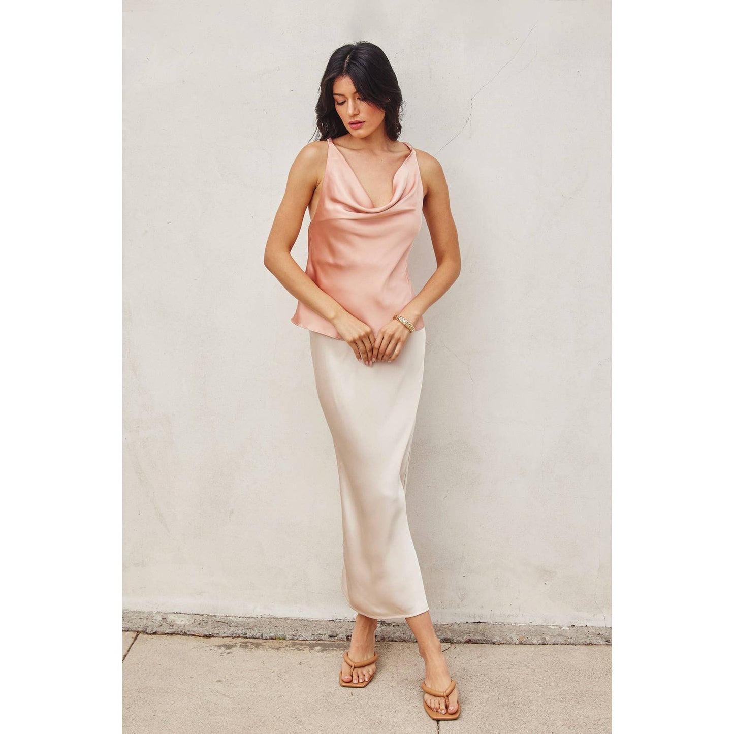 Satin Twist Top