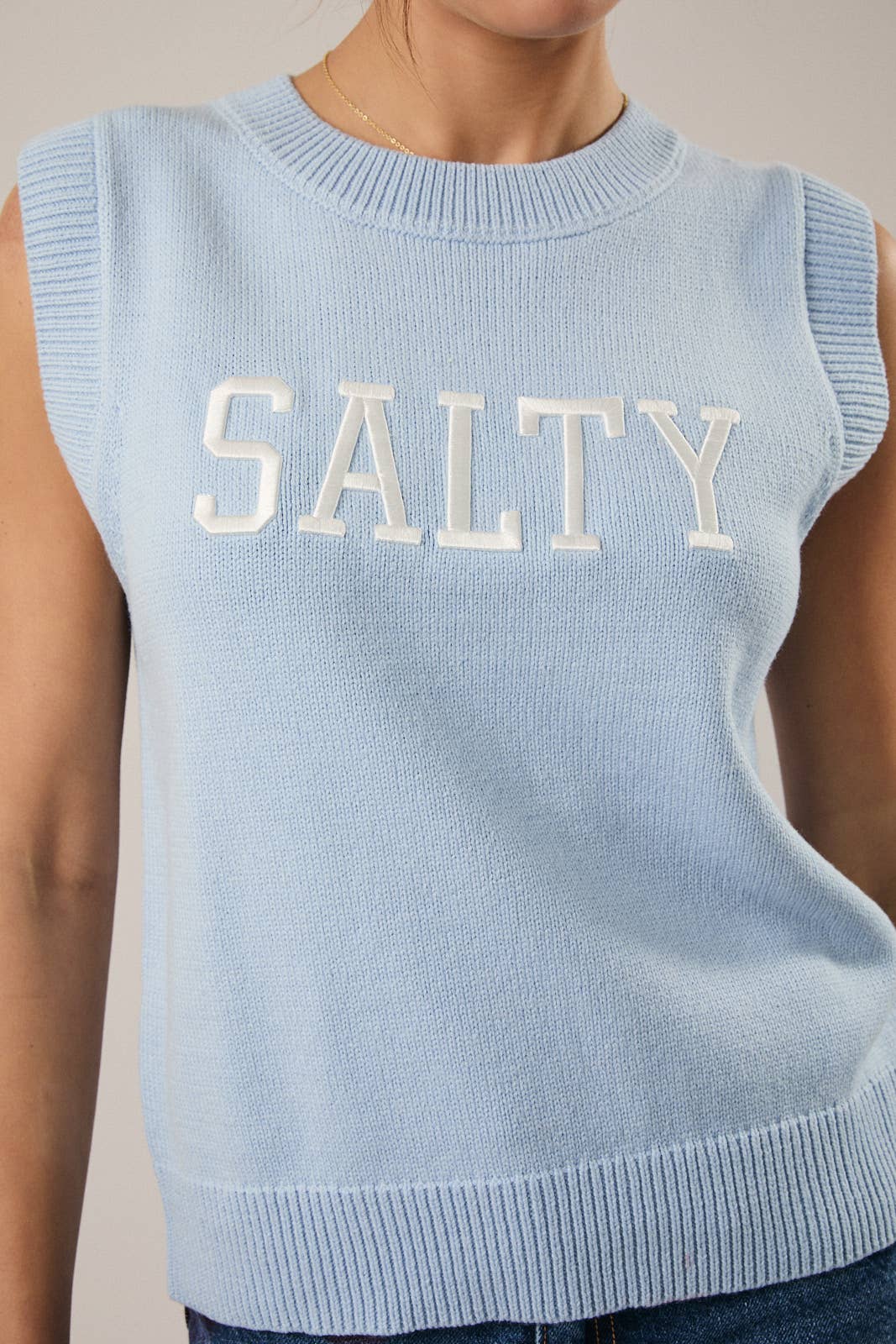 SALTY knit tank