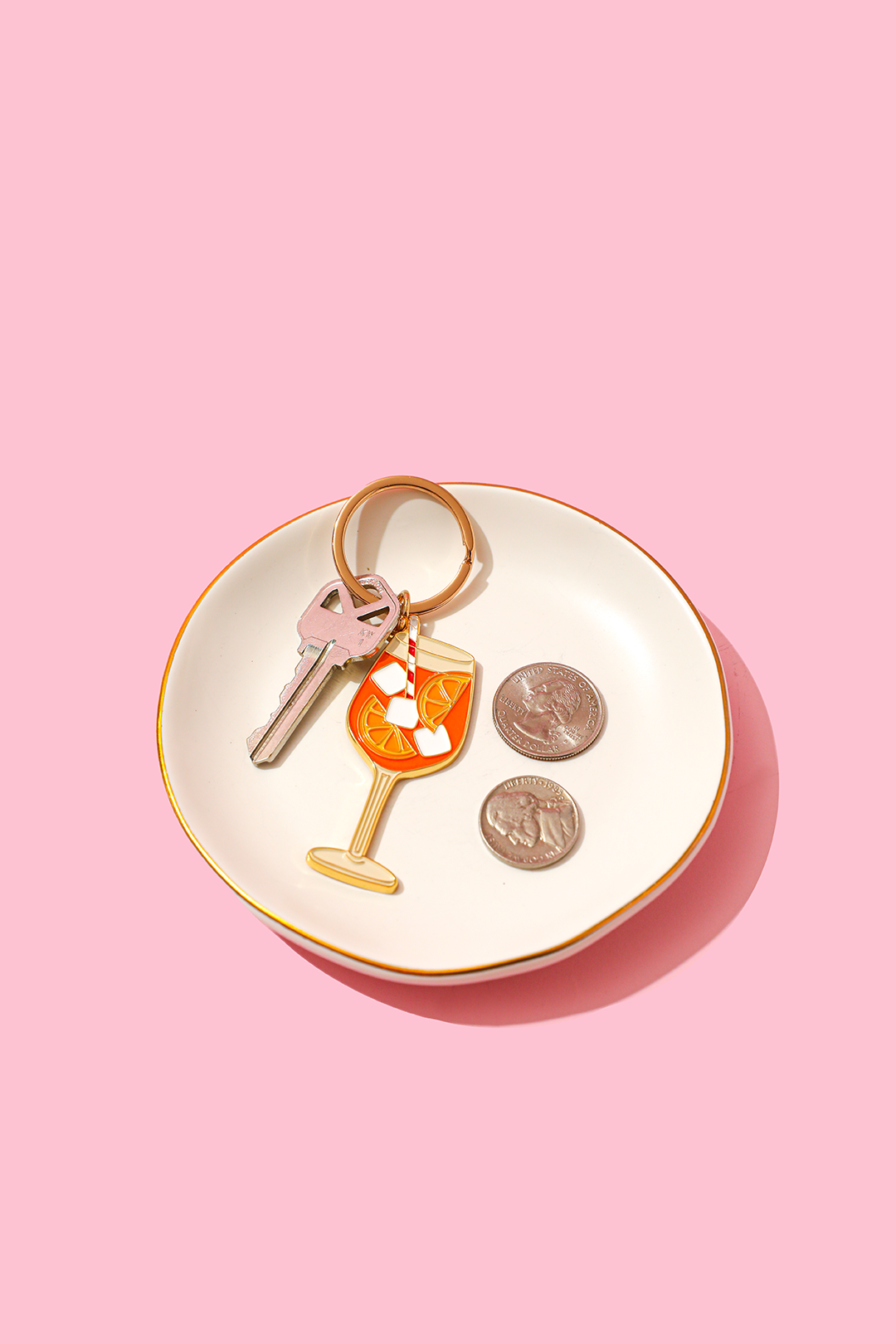 Aperol Spritz Keychain