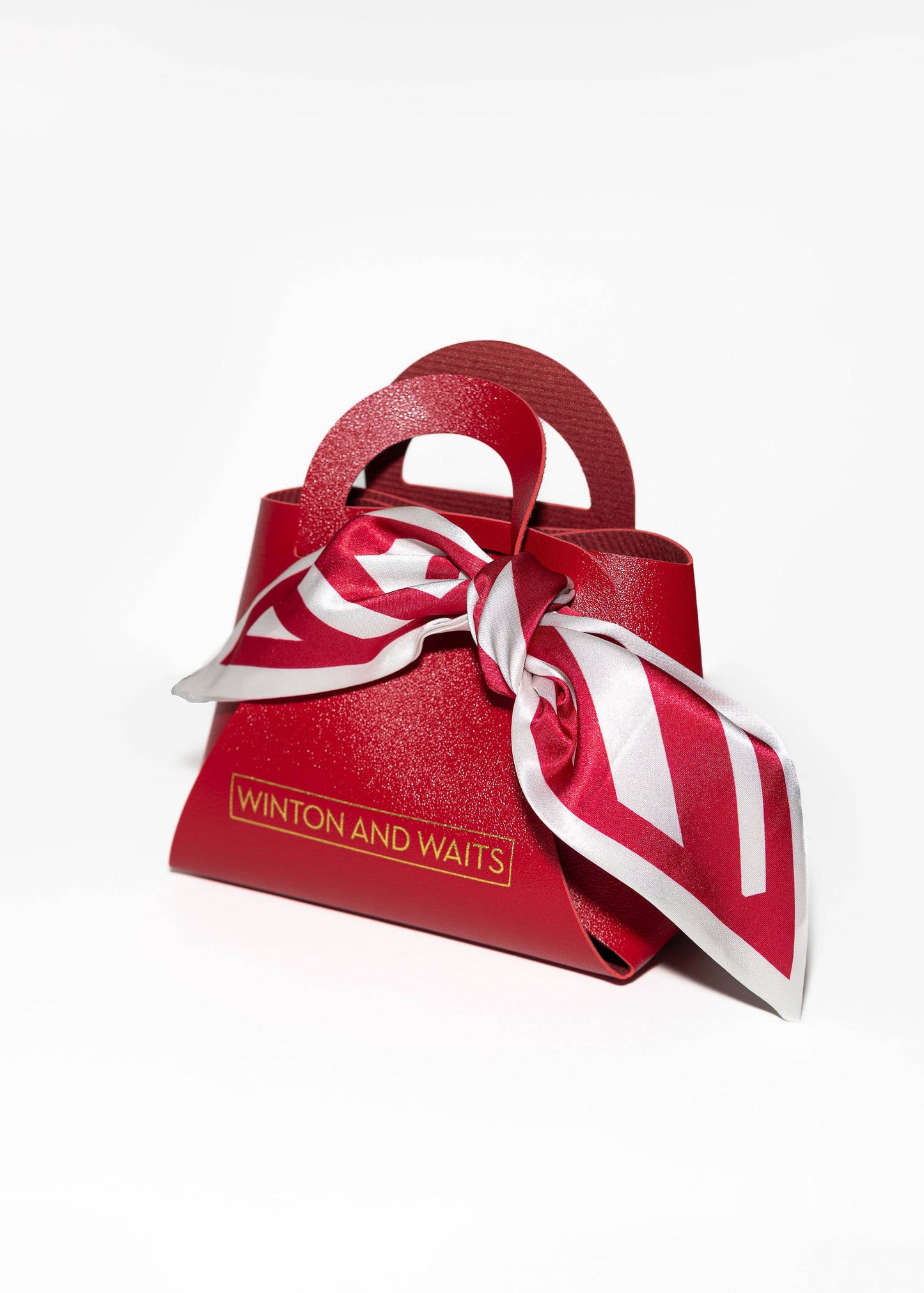 Red/White Geo Scarf