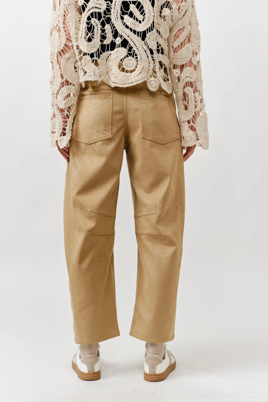 Slouchy Suede Pants