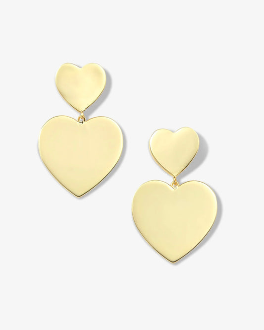 Gold You Have My Heart Earrings