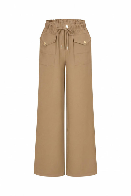 Twill Wide Pants