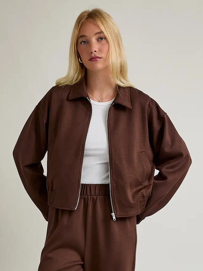 Chocolate Scuba Jacket