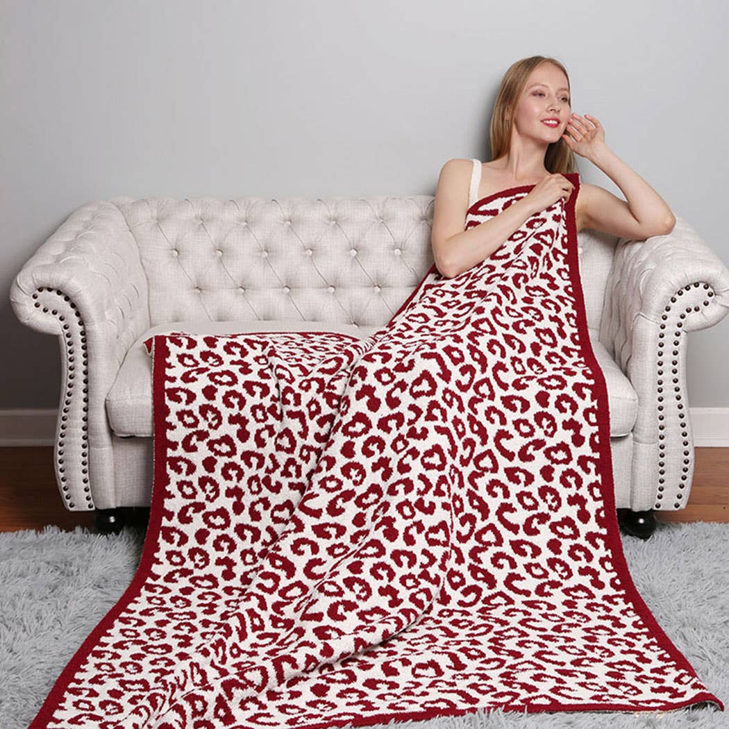 Leopard Throw Blanket