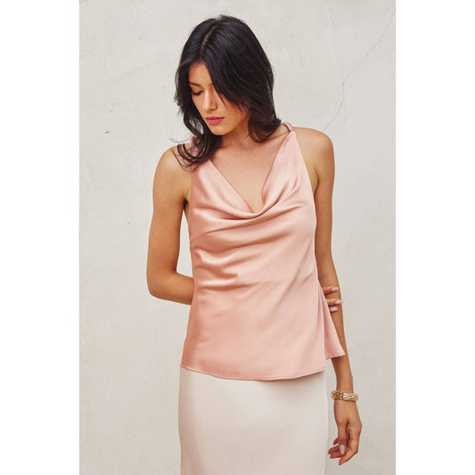 Satin Twist Top