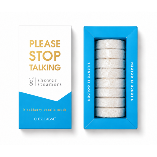 Please Stop Talking Shower Steamers